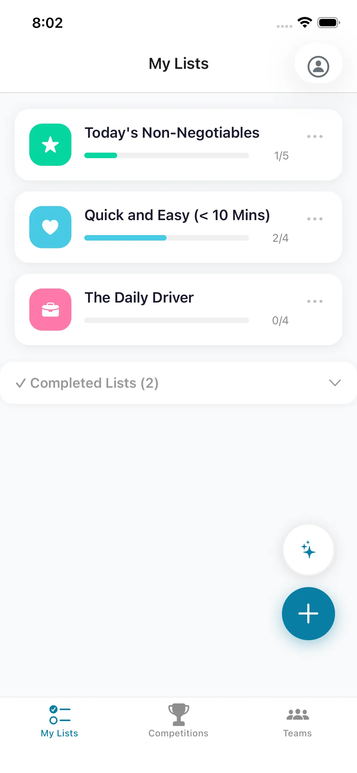 GoalPosition app screenshot